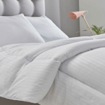 Παπλωματοθήκη polycotton Luxury Line Satin Stripe 1cm TC240 Βαμβακερό 80% - Πολυεστερικό 20% 250x240