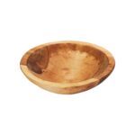 Μπωλ Σαλατιέρα Ξύλινη φ30xΥ8.5cm, Mασίφ Οξιά