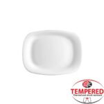 Οβάλ Πιατέλα Οπαλίνης 20x28 cm Tempered