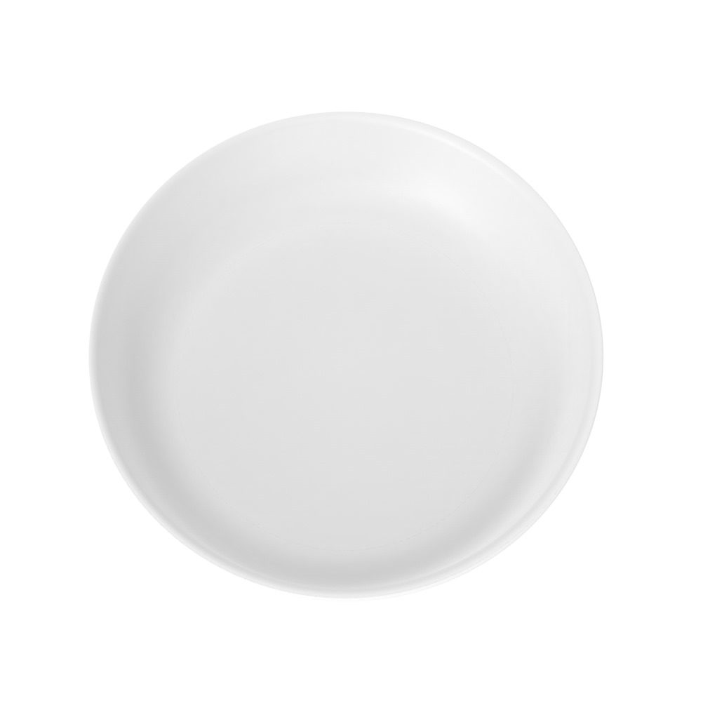 Πιάτο Ρηχό χοντρό πολλαπλών χρήσεων. 23,5cm, λευκό,