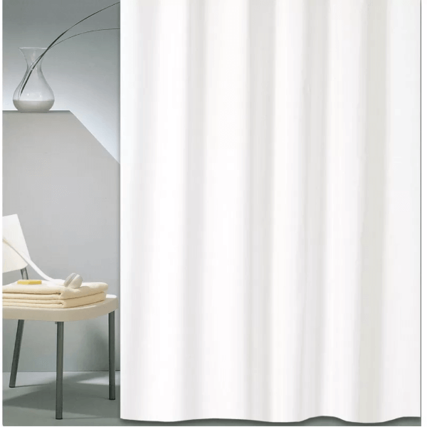 Κουρτίνα μπάνιου Υφασμάτινη 180x200 white