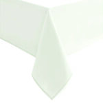 Τραπεζομάντηλο PLAIN LINE Polyester 100% White 160×180