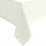 Τραπεζομάντηλο PLAIN LINE Polyester 100% White 140×140