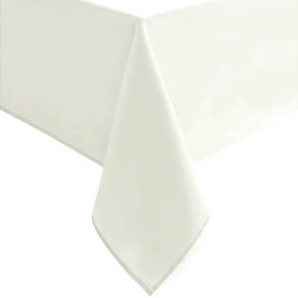 Τραπεζομάντηλο PLAIN LINE Polyester 100% White 140×140